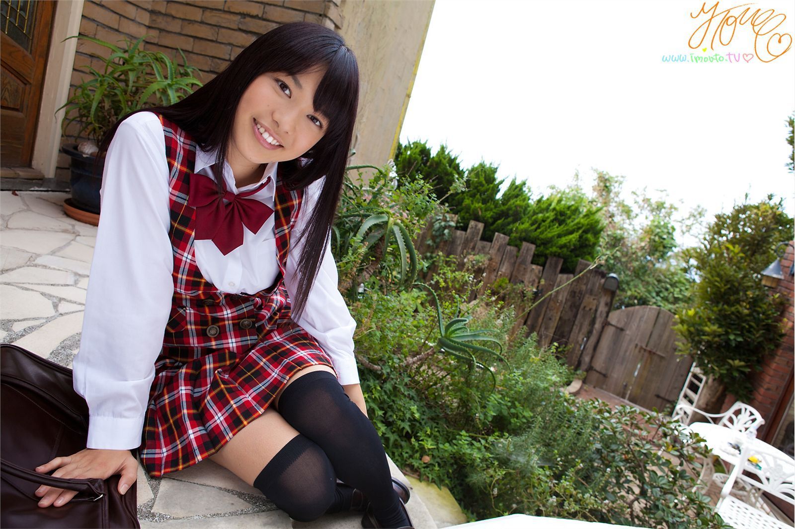 Japanese tanned schoolgirl