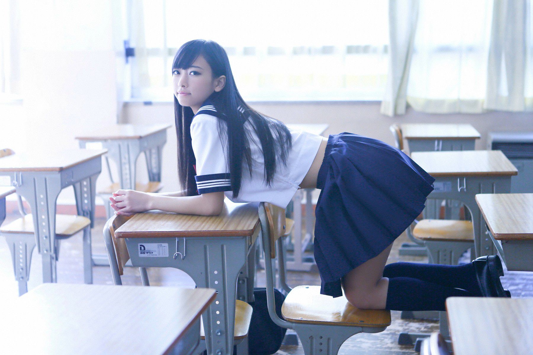 Schoolgirl after school