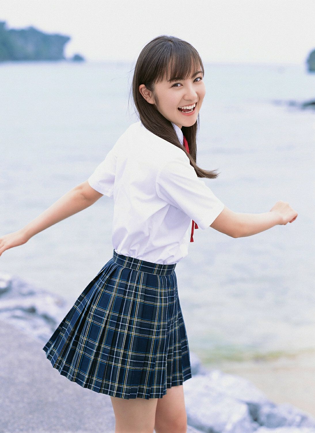 Japanese cute school girl got
