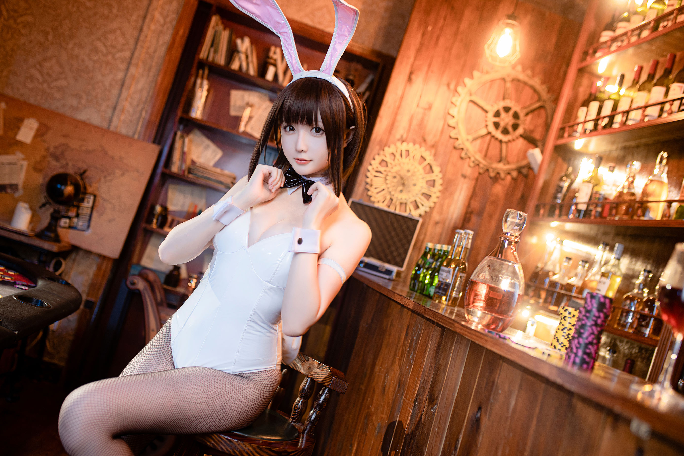 Мегуми като Bunny Cosplay. Мегуми като. Мегуми косплей. Девочка Зайка косплей.